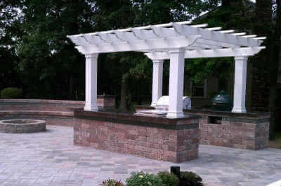 Pre Designed Fiberglass Pergola Square #4